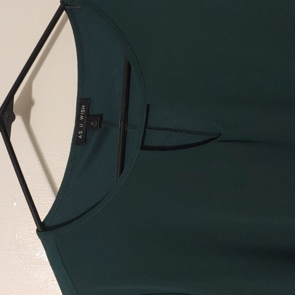 Dark green dress, holiday, party, event - Picture 2 of 4